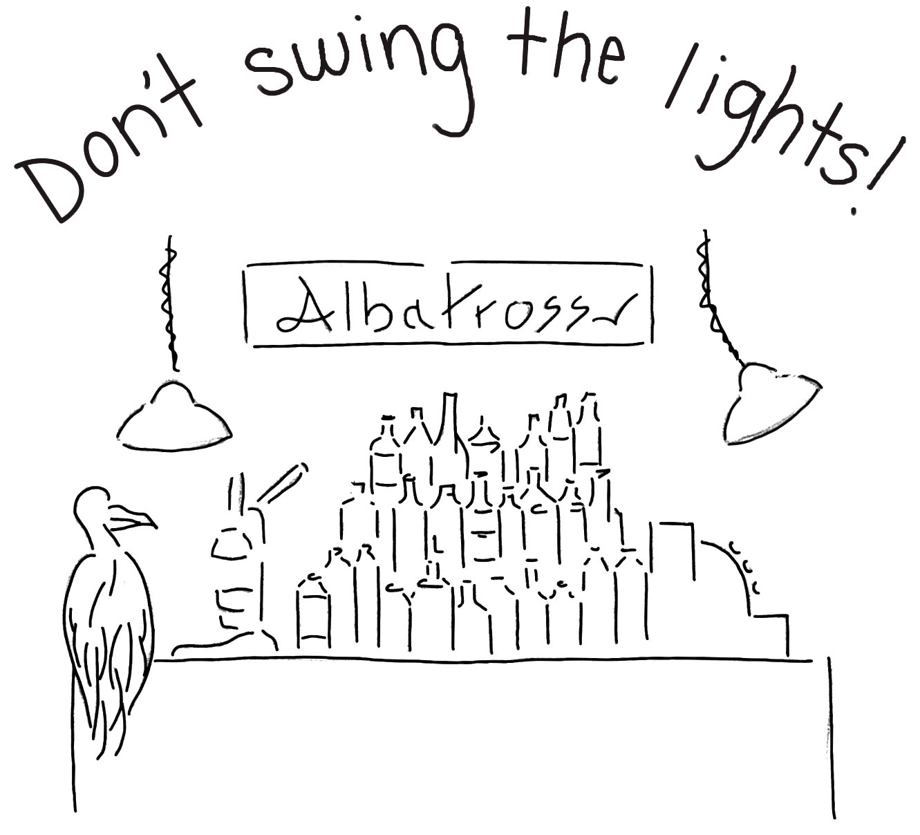 Don't swing the lights!